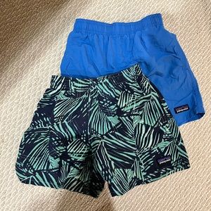 Lot of 2 Boys Patagonia shorts